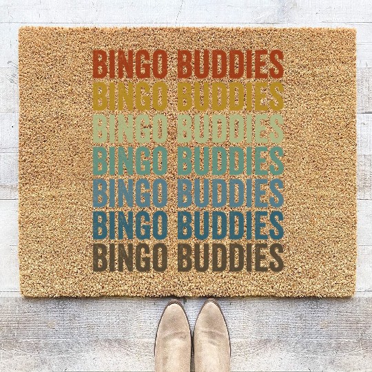 Bingo Buddies Bingo Player Bingo Buddies Coir Doormats