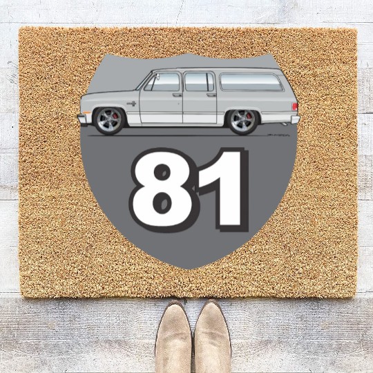 81 Light Silver Coir Doormats