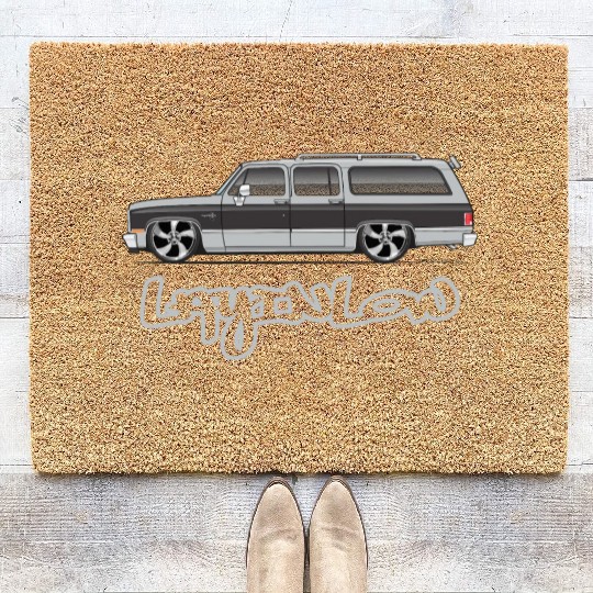 layinlow Light Silver Coir Doormats