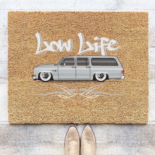 low life Light Silver Coir Doormats