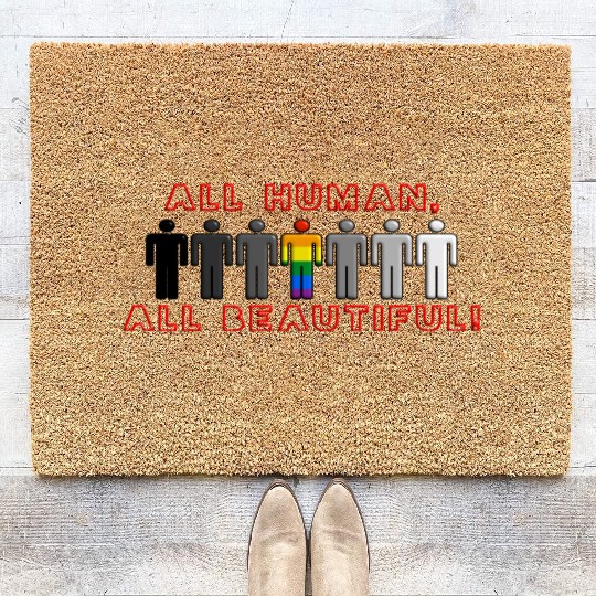 All Human All Beautiful Coir Doormats