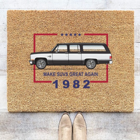 1982 Midnight Black Coir Doormats