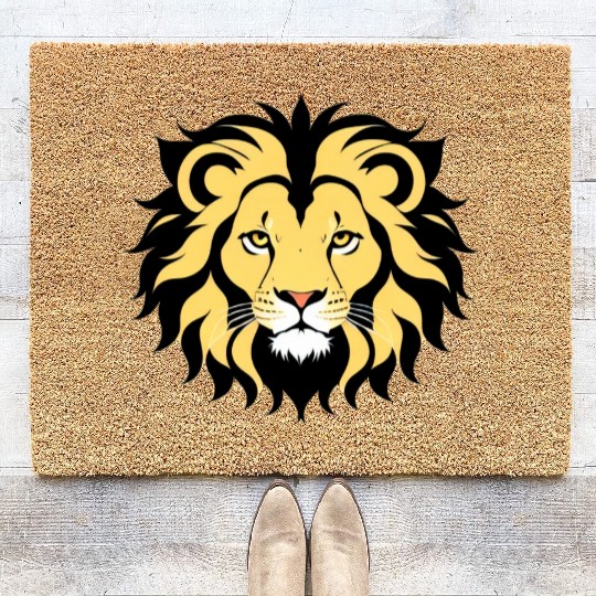 Royal Cartoon Lion - King of the Jungle 9 Coir Doormats