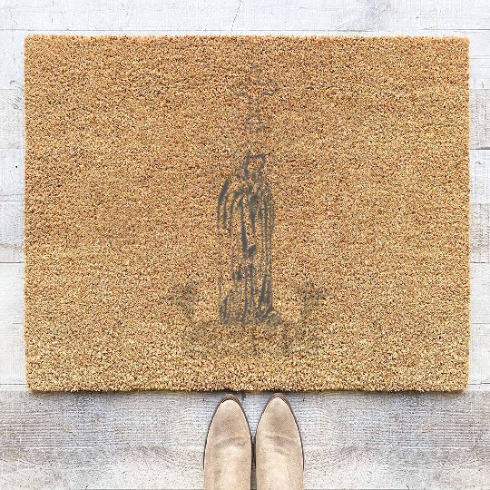 Mother of God / Virgin mary Coir Doormats