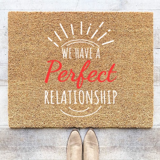 Valentine's Day Girlfriend Boyfriend Husband Coir Doormats