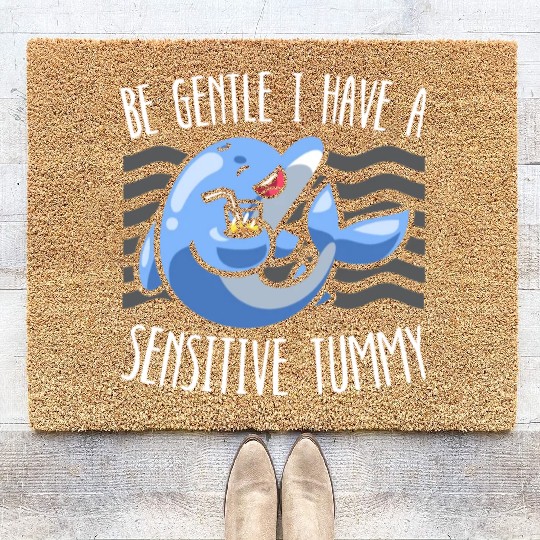 Dolphin Lover Marine Biology Underwater Animal Coir Doormats