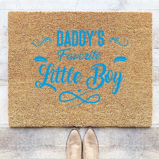 Daddy's Favorite Little boy Coir Doormats
