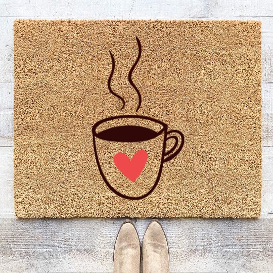 I Love My Girlfriend Coir Doormats