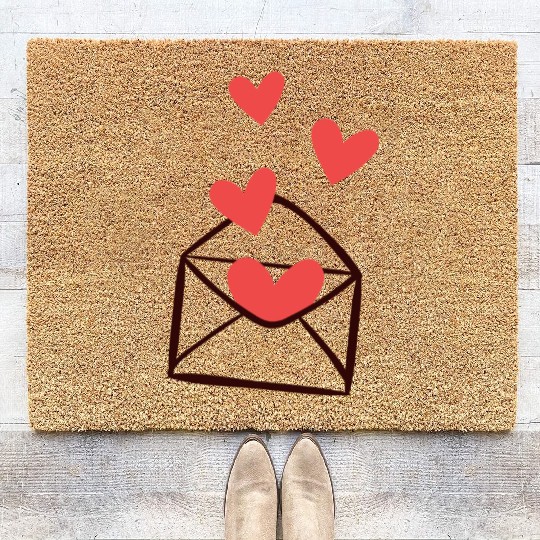 I Love My Girlfriend Coir Doormats