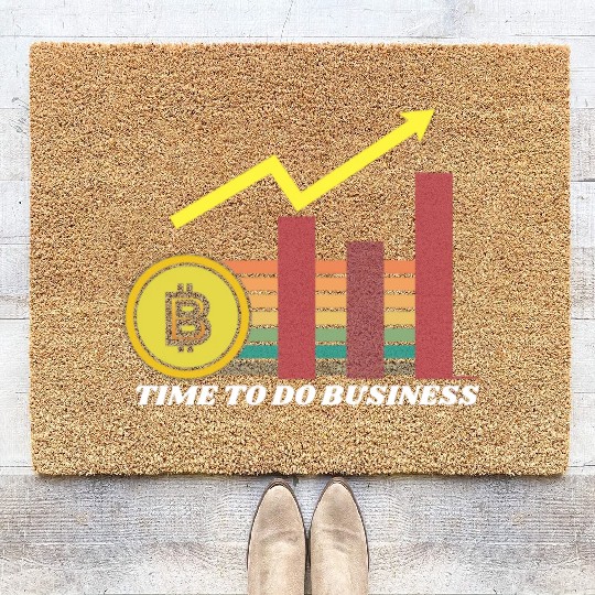 CRYPTO BUSINESS Coir Doormats