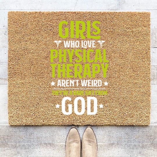 Physical Therapist Physical Therapy Physiotherapy Coir Doormats