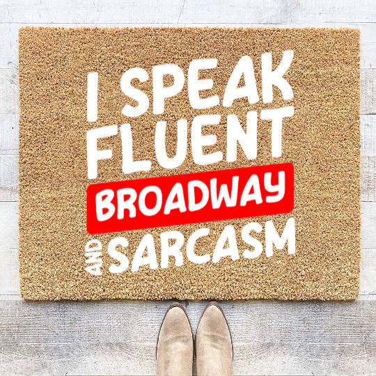 Actor Theater Fan Comedy Drama Club Coir Doormats