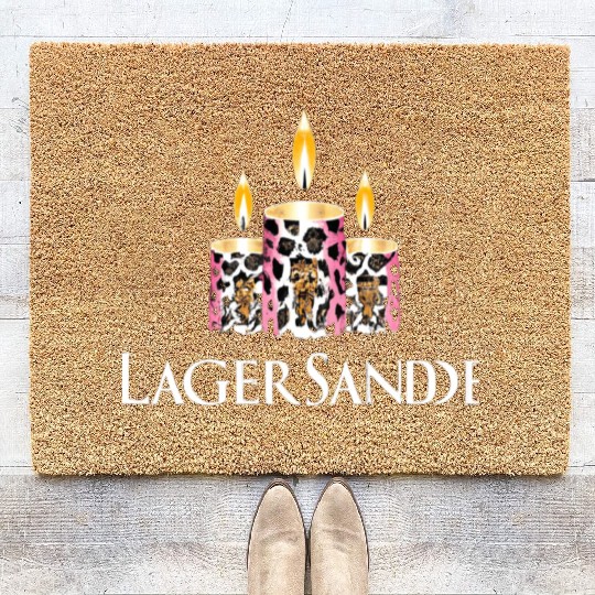 Lion skin candles Coir Doormats