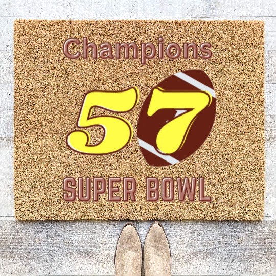 Super Bowl 57 champions Classic Coir Doormats