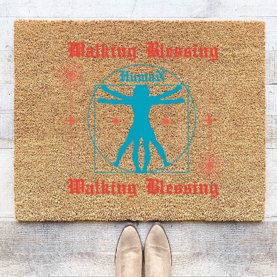Walking Blessing Coir Doormats