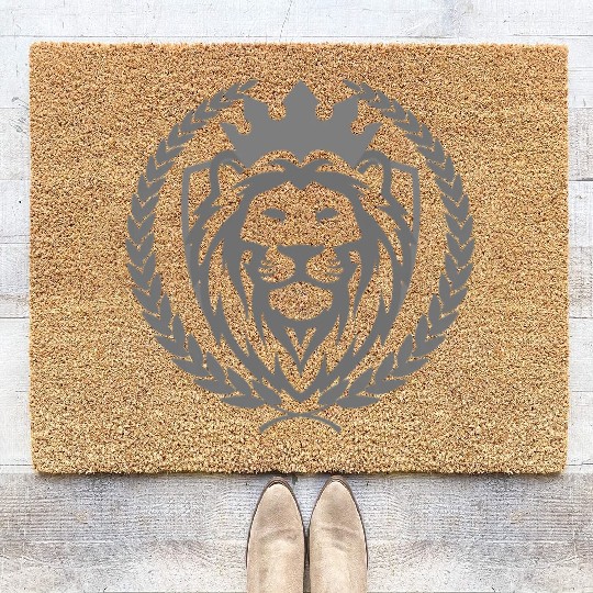 Lion King Head Coir Doormats