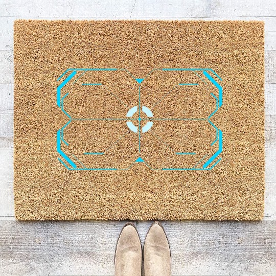 Cyberpunk teleporter 7 Coir Doormats