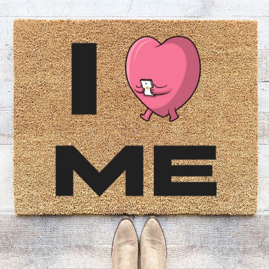 I Love Me 7 Coir Doormats