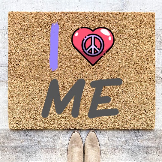 I Love Me 8 Coir Doormats