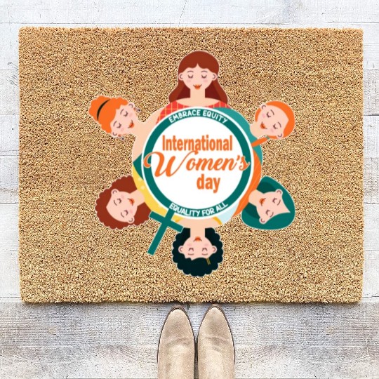 International Women's Day: Equality, Embrace Equit Coir Doormats