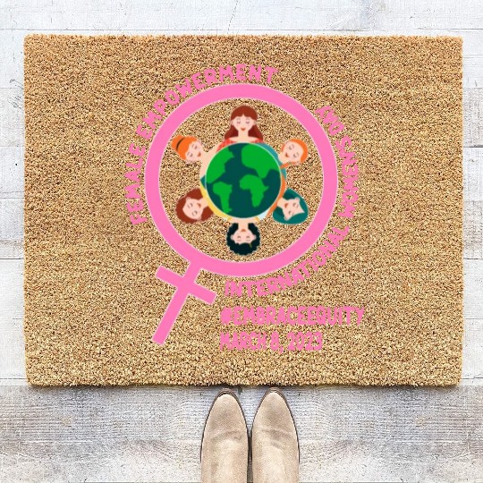 International Women's Day: Empowerment Embrace Equ Coir Doormats