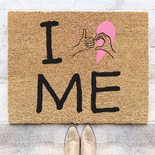 I Love Me 10 Coir Doormats