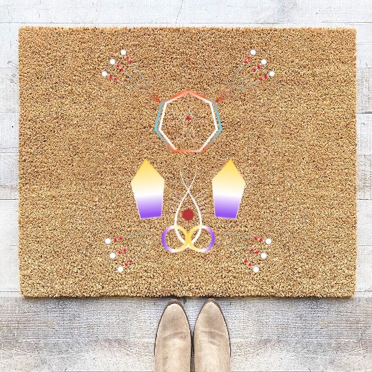 Totem Crystal Coir Doormats