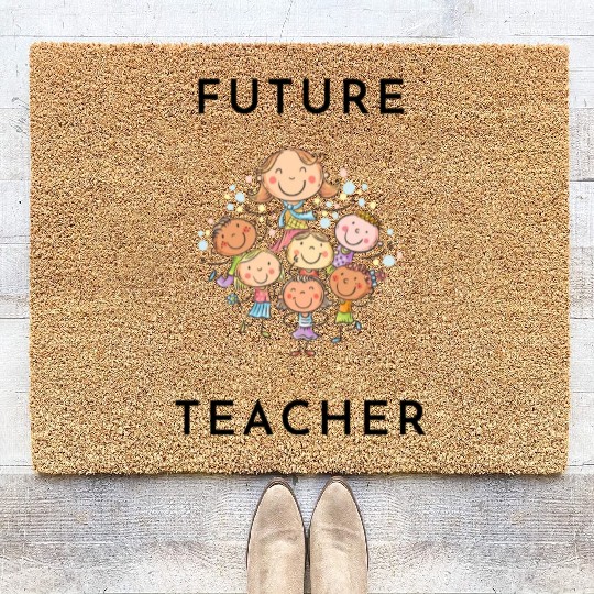 Future teacher, Teacher Coir Doormats