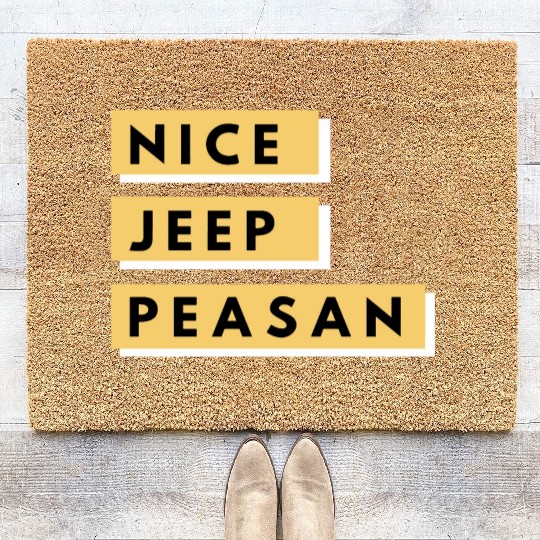 Nice Jeep Peasant Coir Doormats