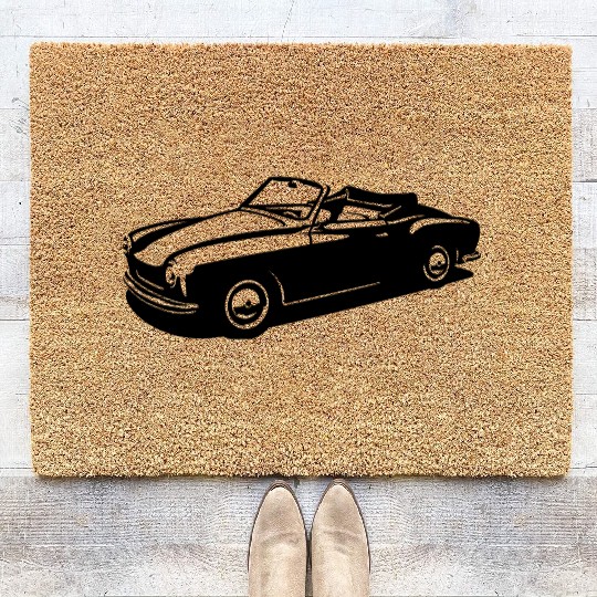 Classic Car 312 Cabrio (1 Color change) Coir Doormats