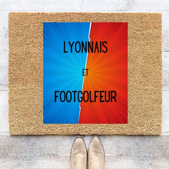 Lyonnais et footgolfeur Coir Doormats