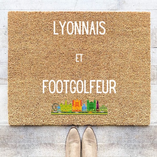 Lyonnais et footgolfeur Coir Doormats