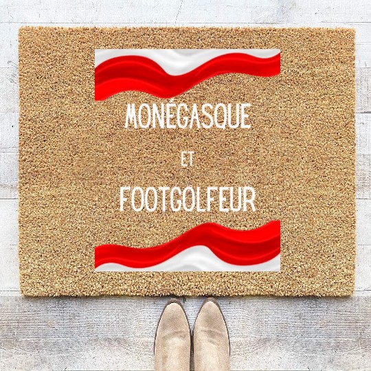 Monegasque et footgolfeur Coir Doormats