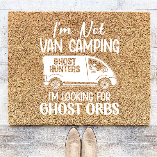 Ghost Hunters, Ghosts, Ghost, Ghost hunting Coir Doormats