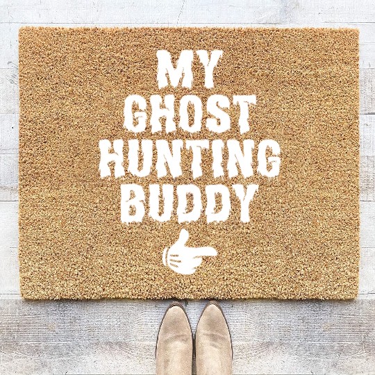 Ghost Hunters, Ghosts, Ghost, Ghost hunting Coir Doormats