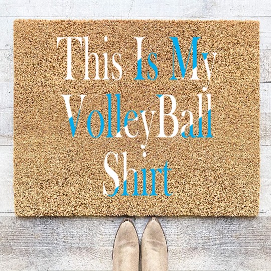 This Is My Volleyball Coir Doormats