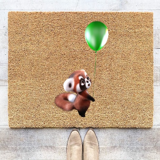 St Paddy's Day Panda Coir Doormats