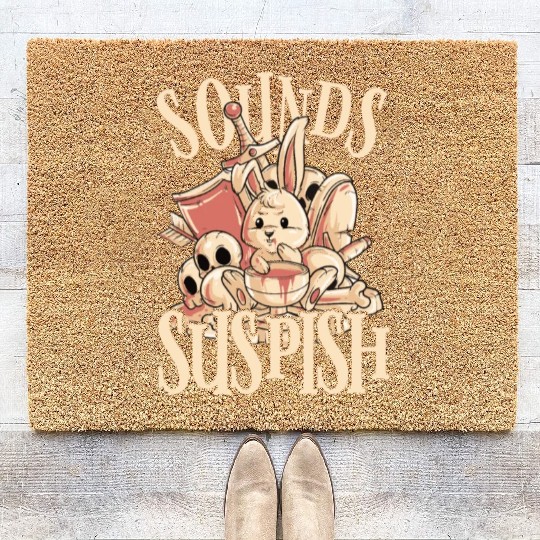 True Crime Murder Spy Crime Interest Gift Idea Coir Doormats