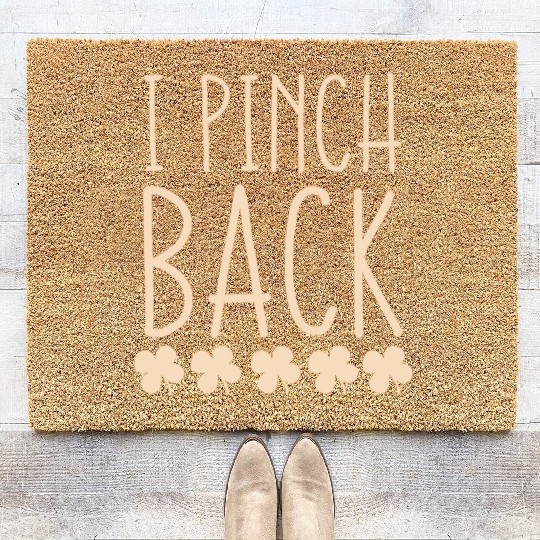 Kids Toddler Boy St Patricks Day Funny Irish Lepre Coir Doormats