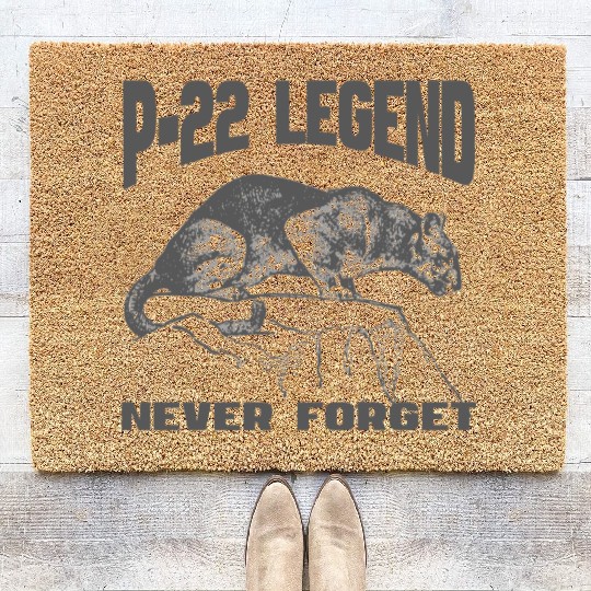 P22 MOUNTAIN LION SILVER LAKE NEVER FORGET Coir Doormats