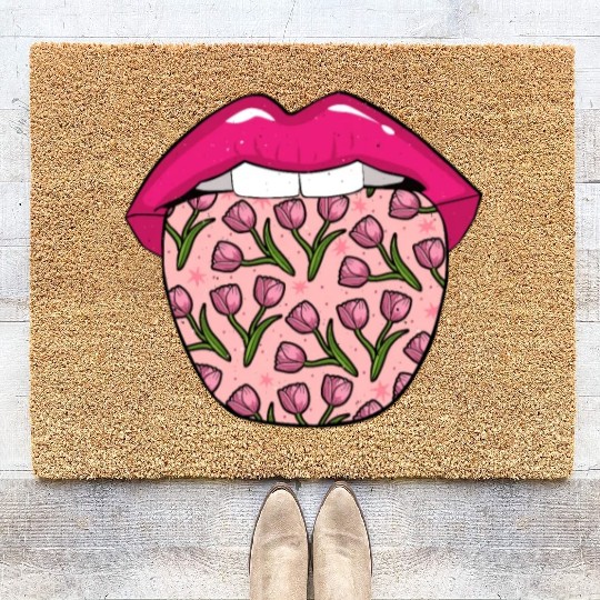 Tulip Gardening Tongue Coir Doormats