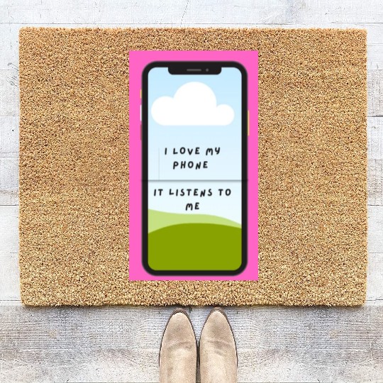 LovephoneListens Coir Doormats