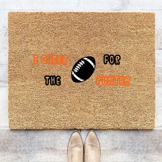 i cheer for the punter Coir Doormats