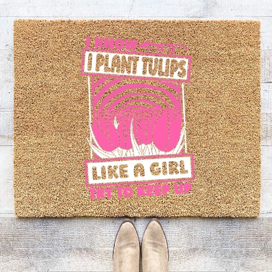 Tulip Gardening Coir Doormats