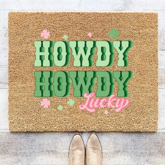 Howdy lucky Coir Doormats