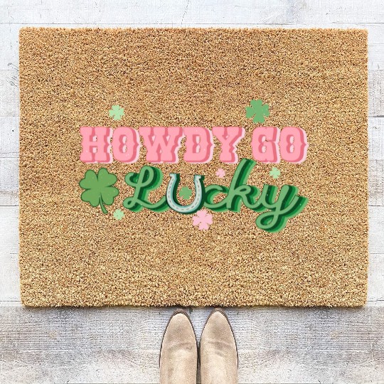 Howdy Lucky Charm Coir Doormats