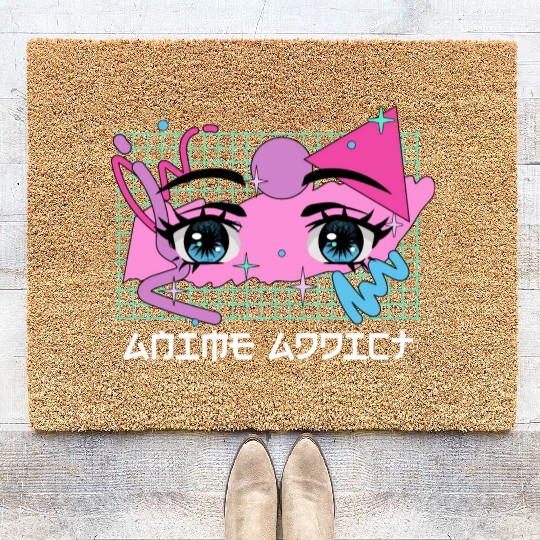 Anime Lover Manga Kawaii Japanese Animation Cute E Coir Doormats