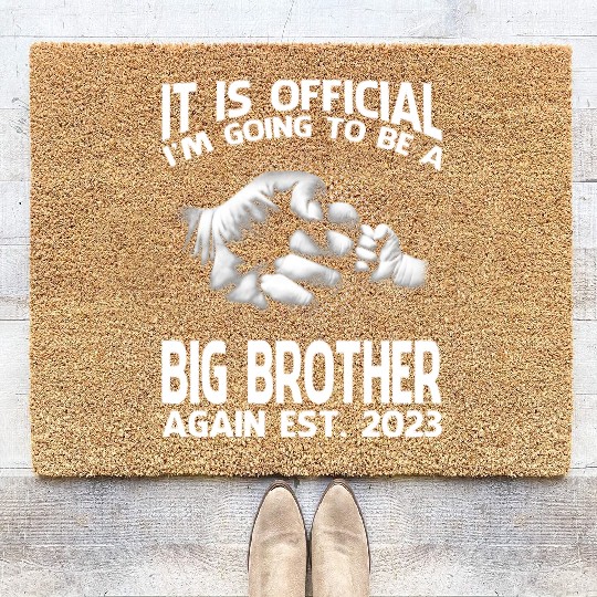 I'm Going To Be A Big Brother Again 2023 Coir Doormats