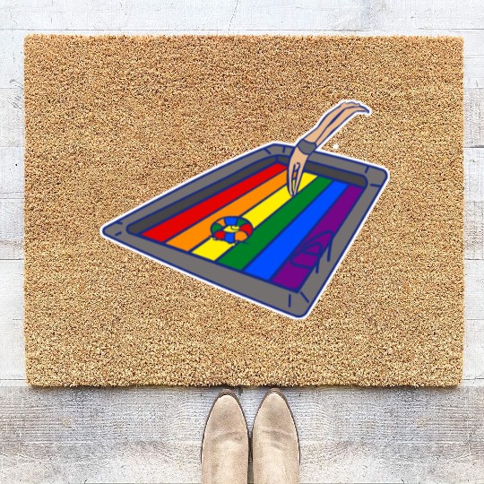 LGBTQ Rainbow Pride Swimming Pool Water Sports Coir Doormats