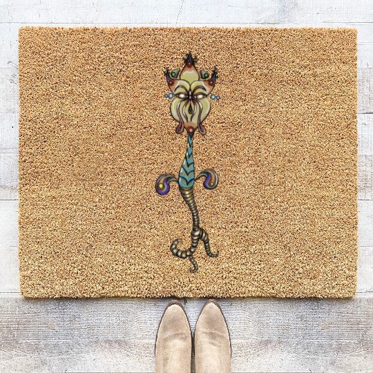 AliEn FLoWeR Coir Doormats
